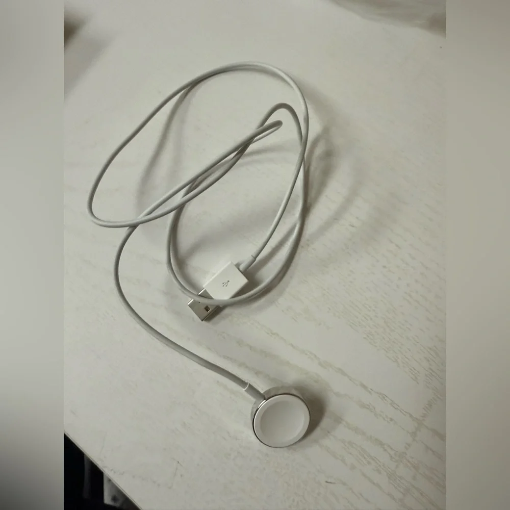 Apple Watch White Magnetic Charging Cable